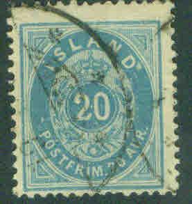 Iceland Island Scott 17 1882 stamp CV$50