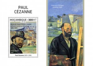 Mozambique - 2018 Paul Cezanne - Stamp Souvenir Sheet - MOZ18522b