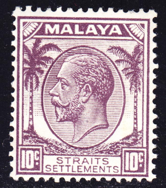 Malaya Straits Settlements Scott 224  F+  mint OG VLH.