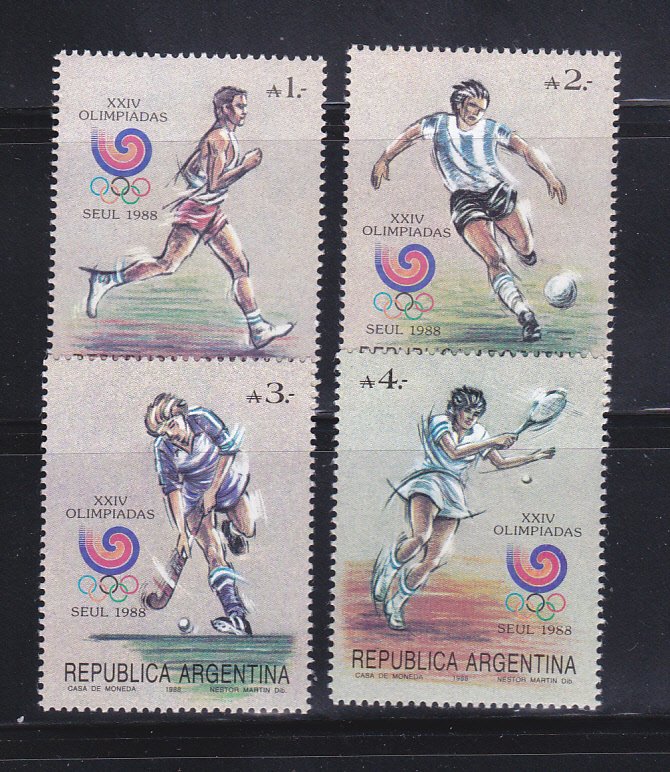 Argentina 1625-1628 Set MNH Sports, Olympics