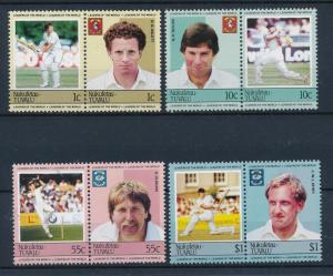 [44369] Tuvalu Nukufetau 1985 Sports Cricket MNH