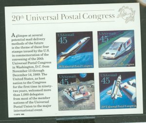 United States #C126 Mint (NH) Souvenir Sheet