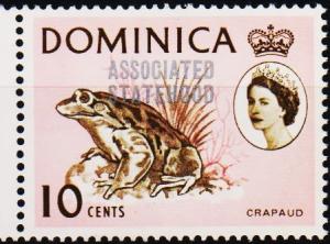 Dominica. 1968 10c S.G.221 Mounted Mint