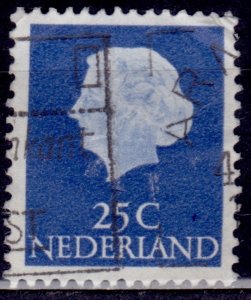 Netherlands, 1953, Queen Juliana, used