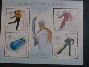 ROMANIA-2006 SC#4787 WINTER OLYMPIC GAMES-TURIN MNH SOUVENIR SHEET- VERY FINE