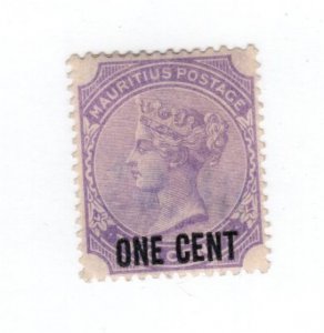 Mauritius #89 MH - Stamp - CAT VALUE $2.75