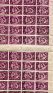 Spain 1930 Spanish American Exhibition MNH Sheet of 50 with 5 gutter RRR CV$1500