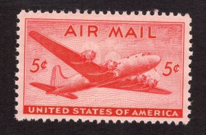 Scott #C32 DC-4 Skymaster Airmail Single Stamp - MNH