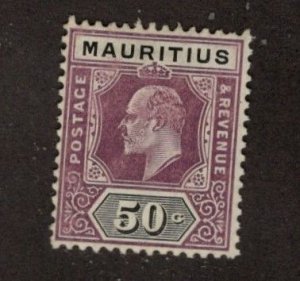 MAURITIUS 147  50¢  MINT HINGED  SHERWOOD STAMP