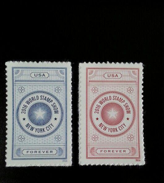 2016 47c World Stamp Show, New York, Set of 2 Singles Only Scott 5062-63 Mint NH