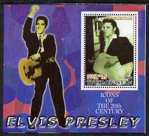 Turkmenistan 2001 Icons of the 20th Century - Elvis Presl...