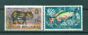 British Honduras sc# 281-282 mlh cat value $1.75