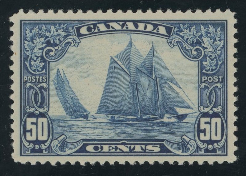 Canada 158 - 50 cent Bluenose - VF+ Mint never hinged - Cat $700.00