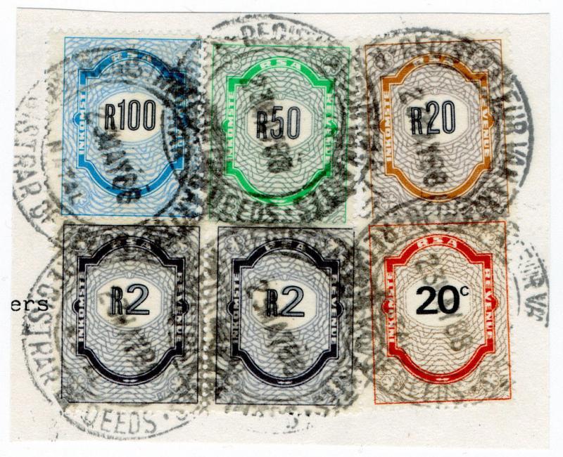 (I.B) South Africa Revenue : Duty Stamp R174.20