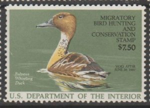 U.S. Scott #RW53 Duck Stamp - Mint NH Single