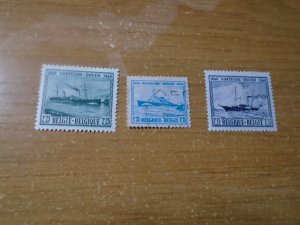 Belgium  #  368-70    used / MH