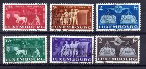 Luxembourg 272-277 used