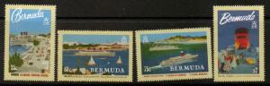 BERMUDA SG695/8 1994 75th ANN OF FURNESS LINE'S BERMUDA CRUISES MNH