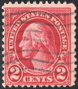 SC#554 2¢ Washington Single (1923) Used