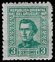 Uruguay #572 MNH; 3c Jose' Gervasio Artigas (1948)