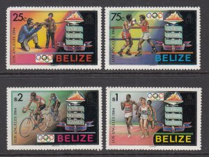 Belize 717-720 Summer Olympics MNH VF