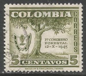 COLOMBIA 576 VFU T354