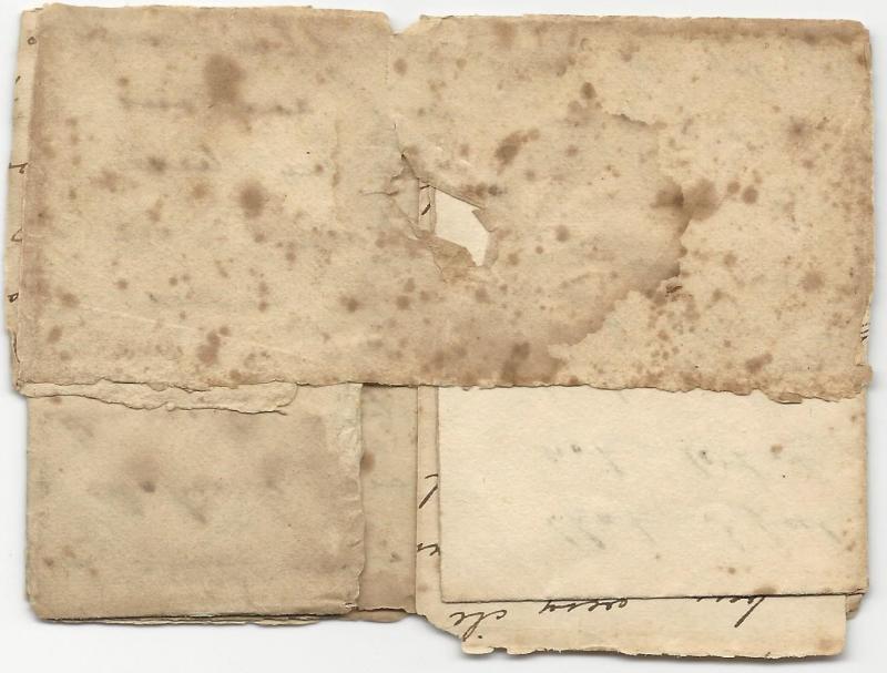 US Stampless Cover Folded Letter Harrisburg, PA May 13, 1819