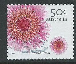 Australia SG 2537e Used Perf 13 Swamp Daisy