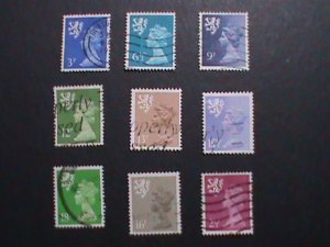 GREAT BRITAIN - SCOTLAND-1971- VERY OLD REVENUE STAMPS USED-VERY FINE