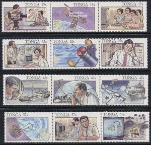 Tonga 1991, Telecommunication 4x3v [::], MNH