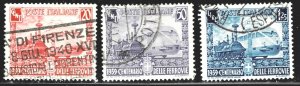 Italy 410 - 412 - used