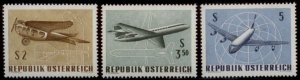 Austria 1968 SC# C61-3 Planes MLH E90