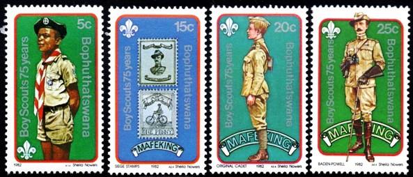 Bophuthatswana - 1982 Boy Scouts Set MNH** SG 84-87