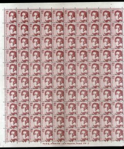 India 2009 10th Def. Builders of Modern Satyajit Ray 1v Full Sheet of 100 Stamps