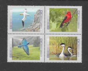 BIRDS - CANADA #1634a (BLOCK)   MNH