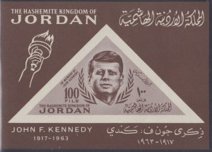 JORDAN # 462.1 MNH S/S for JOHN F. KENNEDY - FOOTNOTE in SCOTT