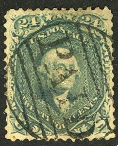 U.S. #70B USED DIST. ON BACK