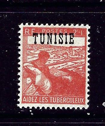 Tunisia B84 MH 1945 overprint