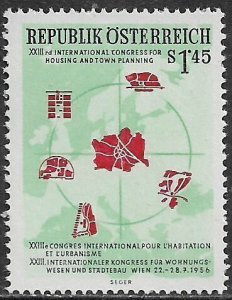 Austria #612 MNH Stamp - Town Planning Congress