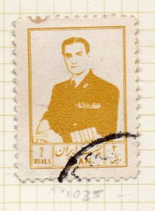 Iran 1954 Reza Pahlavi Early Issue Fine Used 2R.