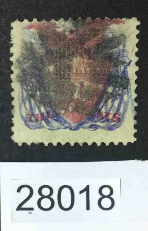 US STAMPS #121 USED LOT #28018