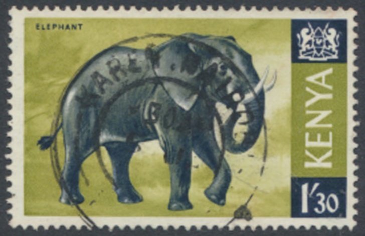 Kenya  SG 30    SC# 30    Used    Elephant      see details & scans