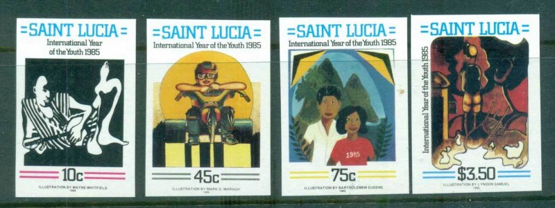 St Lucia 1985 Intl. Youth year IMPERF MUH lot68688