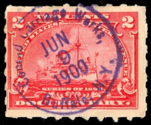 momen: US Stamps #R164 Revenue Rare Cancel