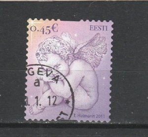 Estonia  Scott#  689  Used  (2011 Angel)