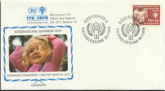 Denmark B58, FDC Children year