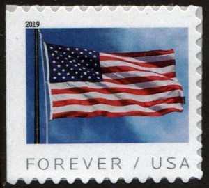 SC#5345 (55¢) Flag (BCA) Booklet Single (2019) SA