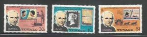 TUVALU - 1979 - Rowland Hill, Death Centennary - Perf 3v Set - Mint Never Hinged