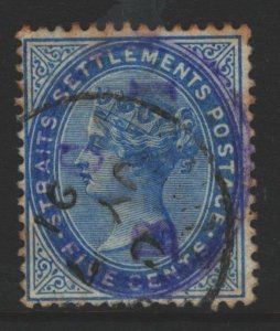 Straits Settlements Sc#45 Used