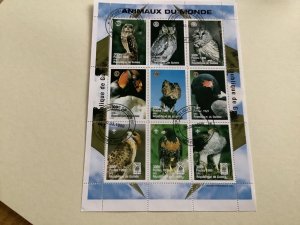 Birds of Prey stamps sheet Ref R49181